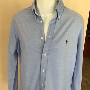 POLO RALPH LAUREN Knit Cotton Oxford Shirt